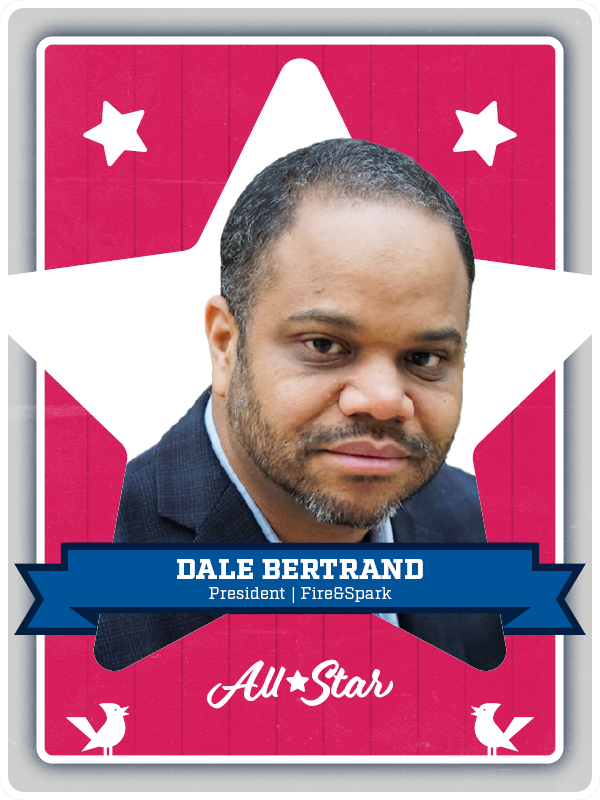 Baseball card of Dale Bertrand