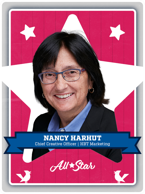 Baseball card of Nancy Harhut